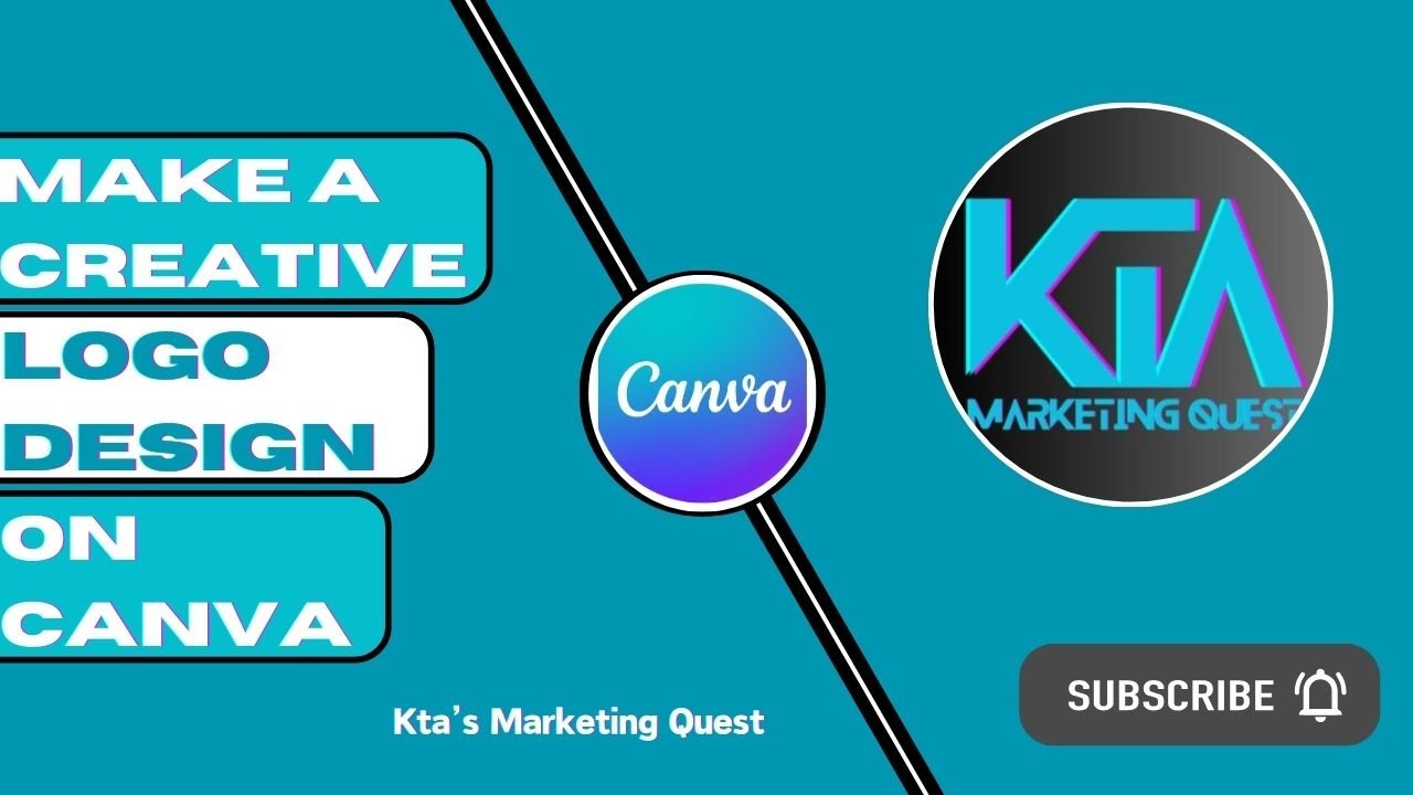 How to make a creative logo design on canva। Logo design on canva.