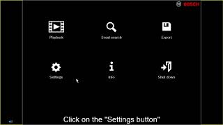 Bosch Security -  DIVAR hybrid and network - Camera installer menu: lens wizard