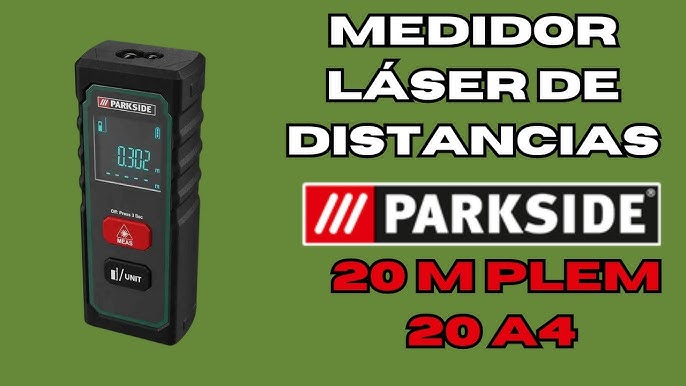 Parkside Laser Distance Measurer 20m PLEM 20 A4 - Measures Accurately to  22M #lasermeasure #parkside - YouTube