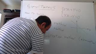 Simultaneous Linear Equations Part 1