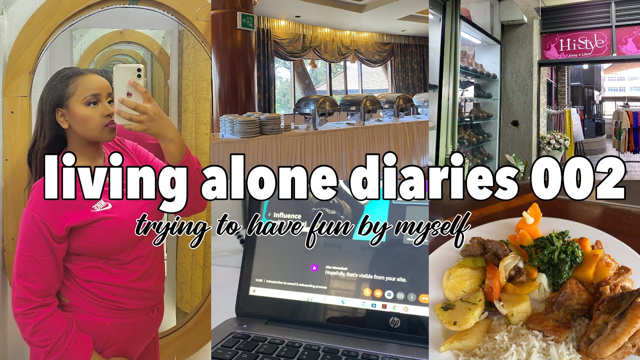 vlog| trying to have fun by myself, relaxed my hair & more