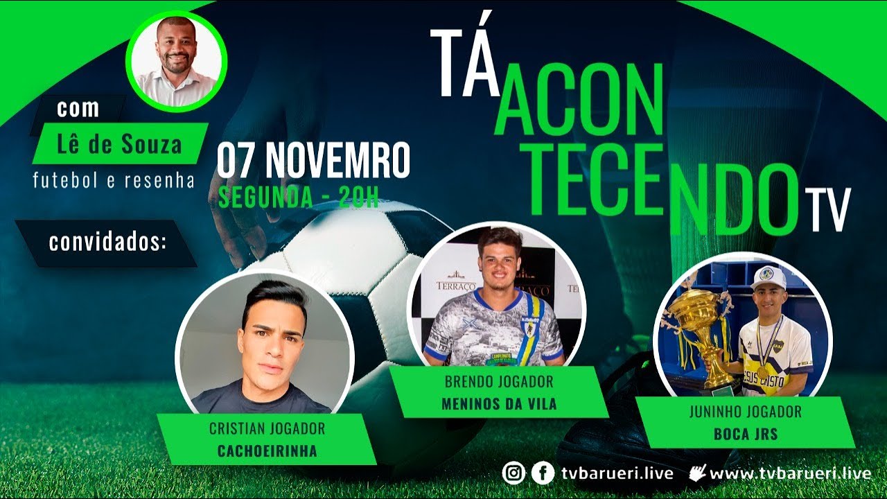 Cachoeirinha, Meninos Da Vila E Boca Jrs | Tá Acontecendo Tv