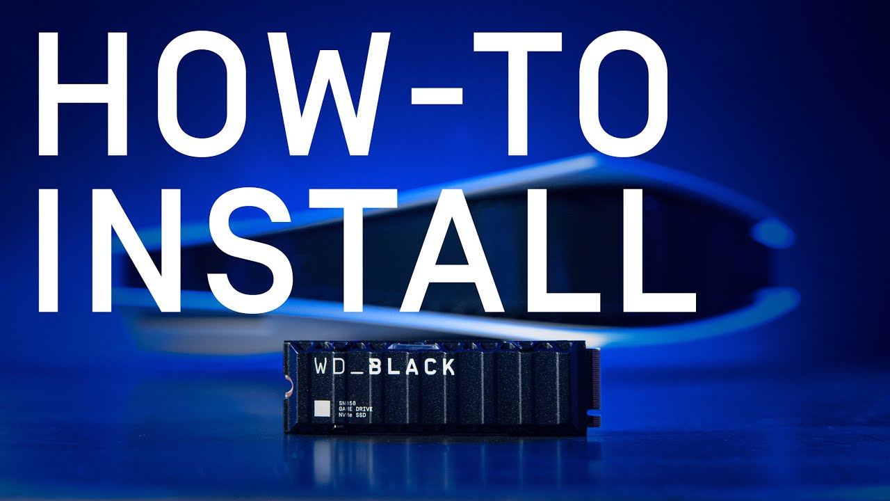 WD_BLACK™ SN850 M.2 PlayStation™ 5 Installation/How-to Guide 