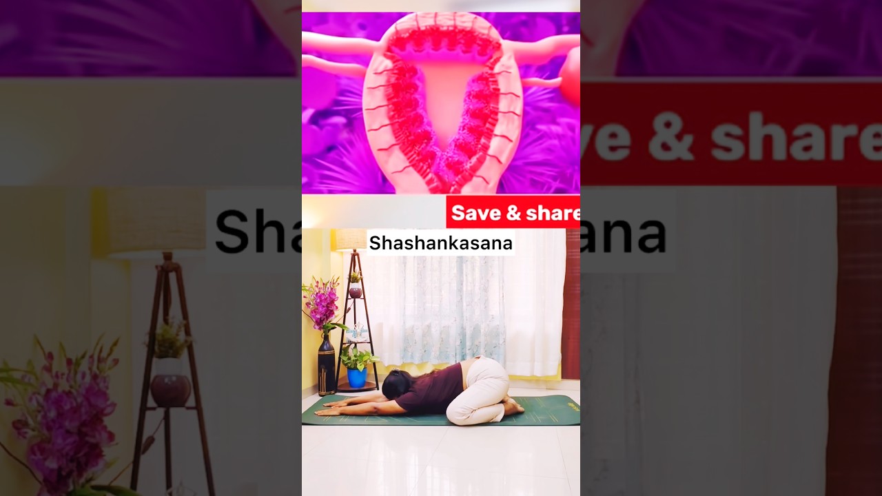 Yoga for Pain free periods🩸