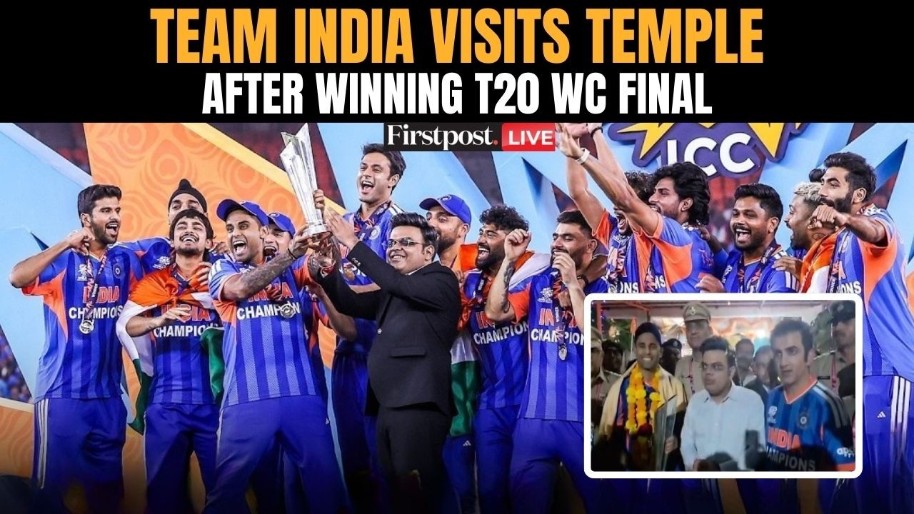LIVE: Team India Departs from Stadium After Winning T20 World Cup Final | IND vs NZ | Firstpost