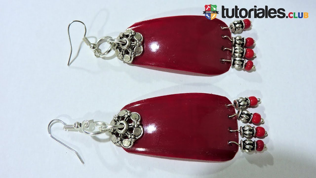 COMO HACER ARETES DE BOTELLAS DE PLASTICO RECICLADAS