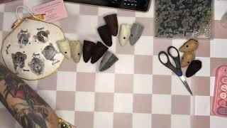 weekly LIVE art stream | Creating heads for rat-flowers