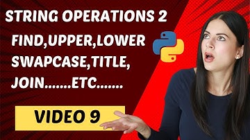 String  And its Functions In Python  In Hindi | strings in python Part 2