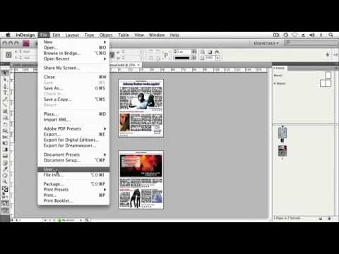 Adope Flash Tutorial CS4 Page Setup