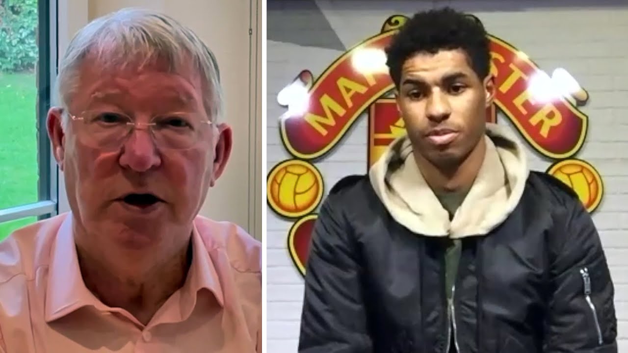 Sir Alex Ferguson Sends Marcus Rashford Special Video Message As He  Receives FWA Tribute Award