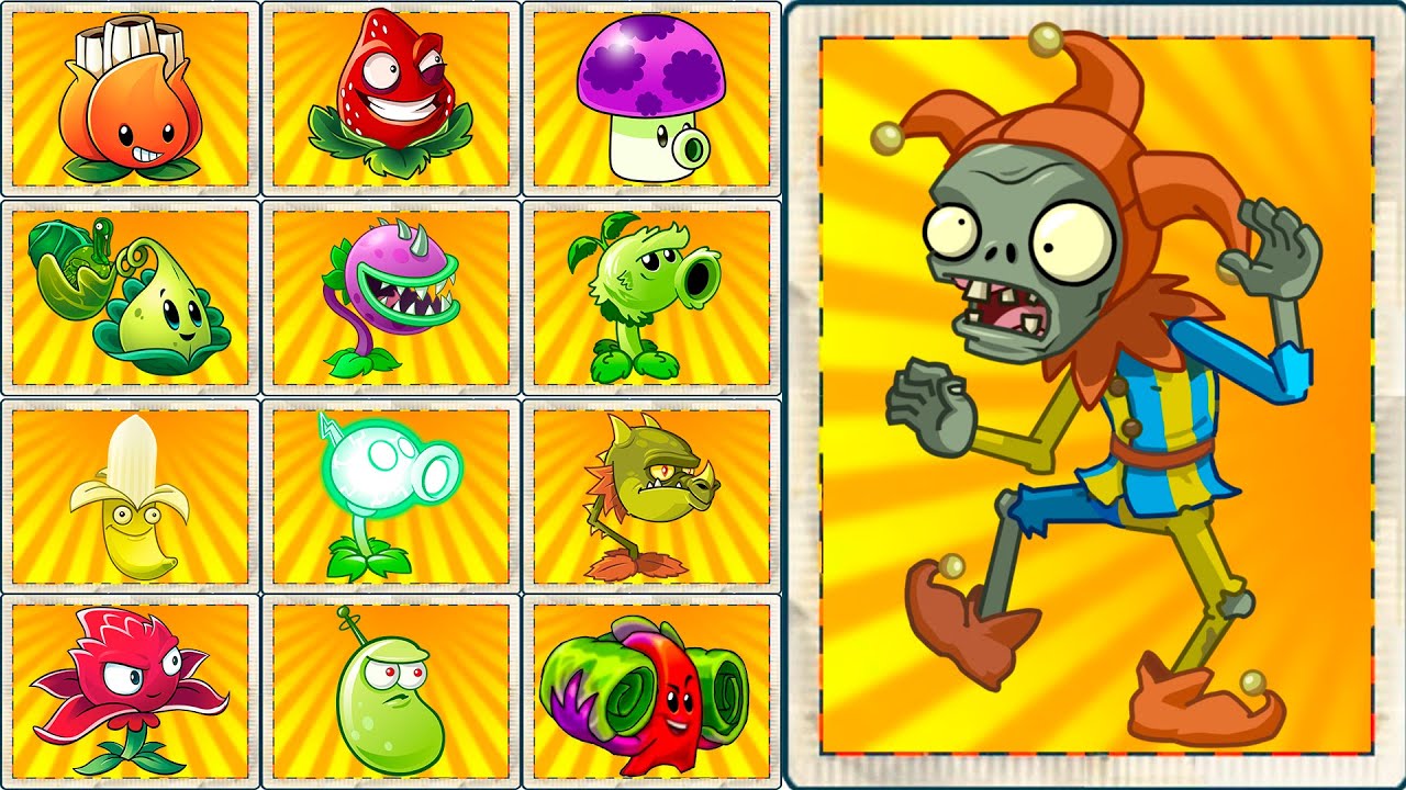 Jester Zombie  Plants vs zombies, Plant zombie, Zombie drawings