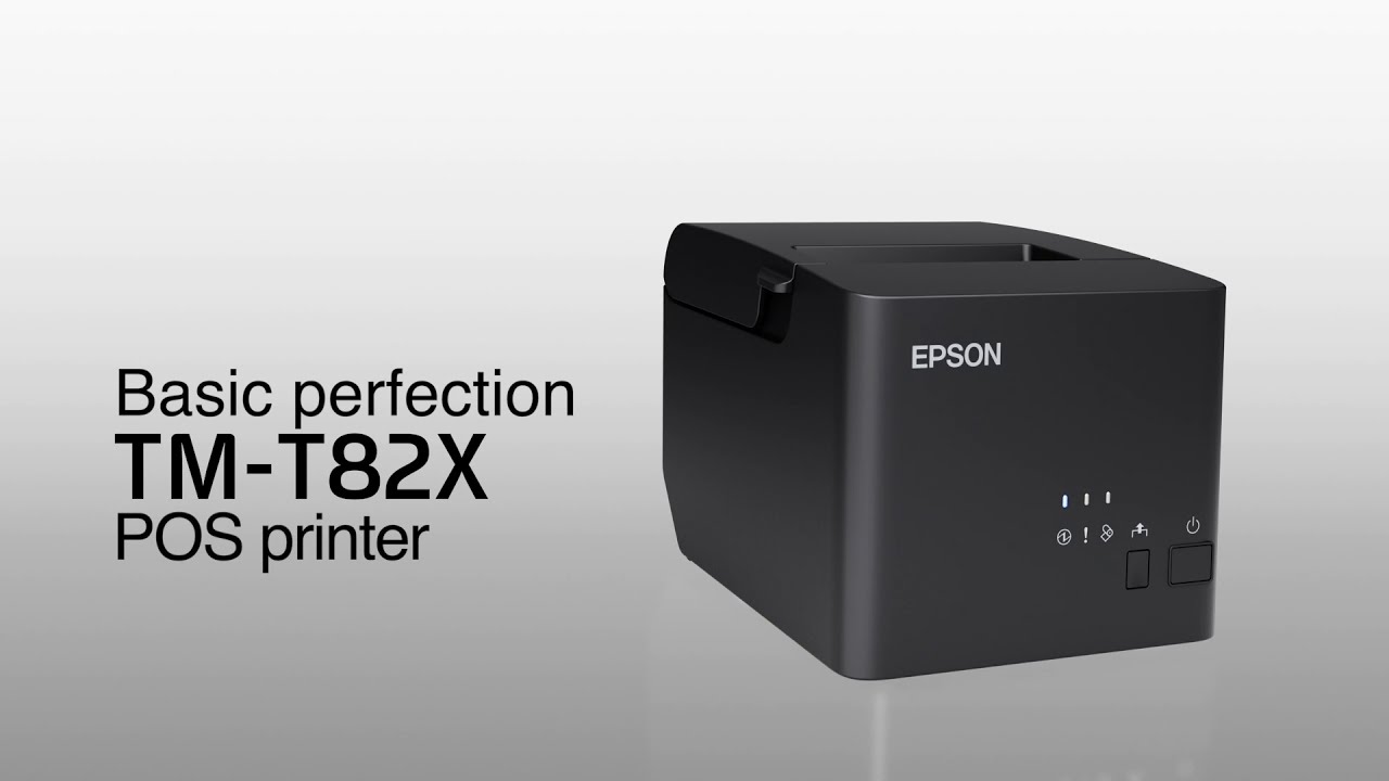 EPSON POS Printer TM-T82X - YouTube