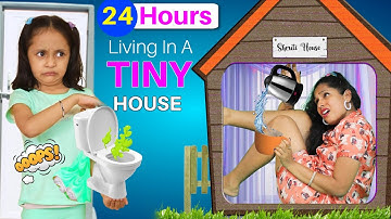 24 Hours Living In A Tiny House Challenge | ShrutiArjunAnand