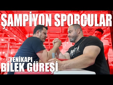 500 KİŞİ İLE BİLEK GÜREŞİ YAPMAYI PLANLIYORUZ. YENİKAPI ETKİNLİK ALANINDA SPORCULARLA BİLEK GÜREŞİ