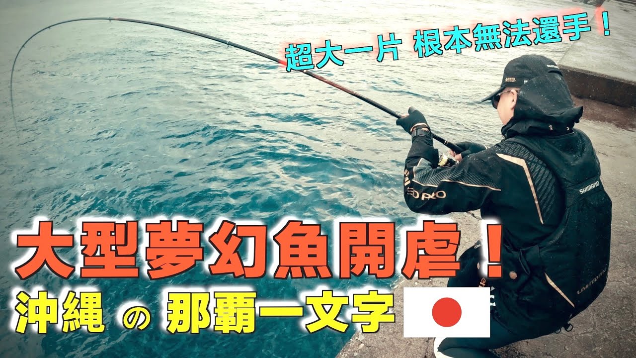 完蛋了！日本防波堤怎麼會有這種魚啦？磯釣惹不起！台灣更沒見過這種事！#沖繩釣魚 #那霸一文字新北堤 @JENGANADI