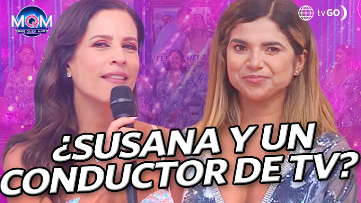 Mande Quien Mande: Was love born between Susana Alvarado and a TV host? (TODAY)