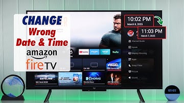 How to Change Date & Time on Amazon Fire TV! - Fix Wrong Time!