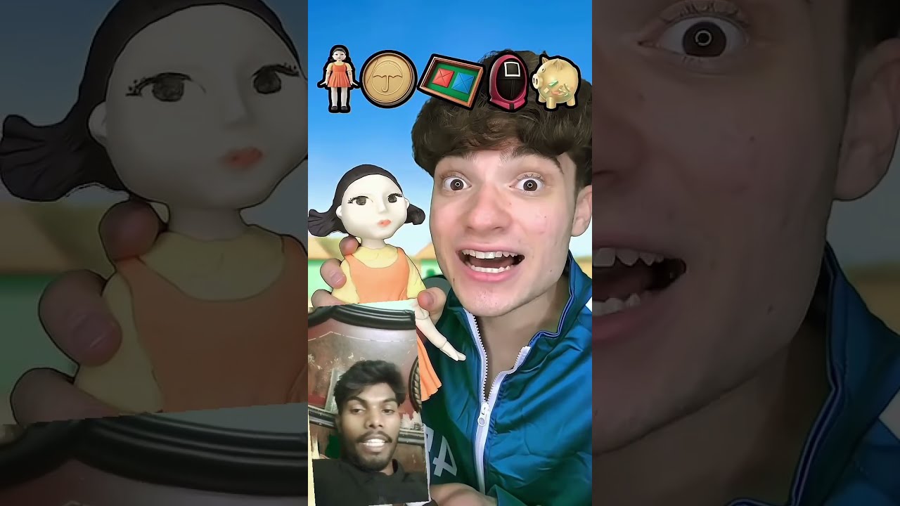 I Ate Squid Game ASMR Squidgamchallenge Trending Youtubeshorts