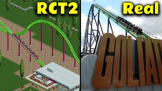 How accurate is Six Flags Holland in RollerCoaster Tycoon 2?