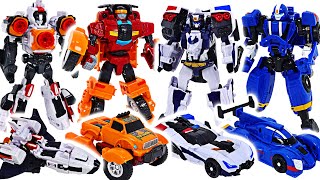 Tobot V mini transform robot Monster, Captain Police, Rocket, Speed appeared! | DuDuPopTOY Resimi