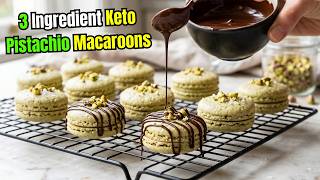 3 Ingredient Keto Pistachio Macaroons | Easy Low Carb Cookie Recipe
