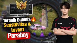 Sensitivitas Terbaik PUBG Mobile | Sensitivitas JDE Paraboy Terbaru 2026 + Kode Layout PUBG