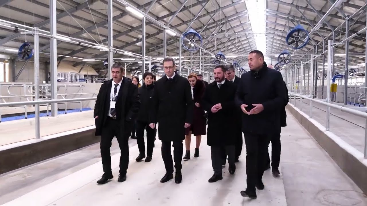 A legmodernebb fejőrobotos NAGISZ szarvasmarhatelep átadása