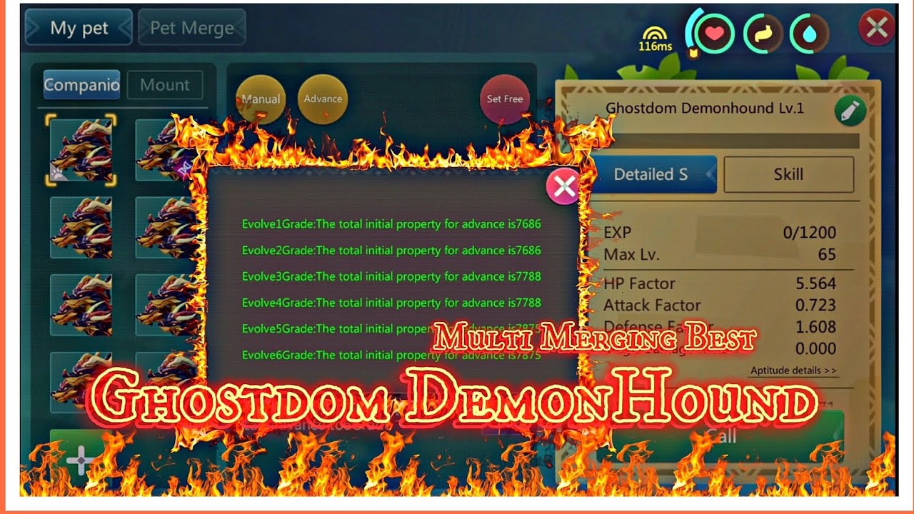 New Merge:Ghostdom Demonhound:Best Tutorial:Utopia Origin