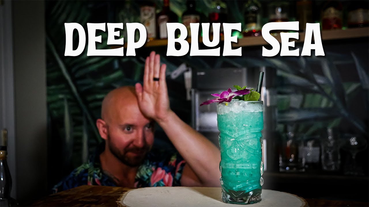 An AWESOME Tiki Drink for Shark Week | Deep Blue Sea