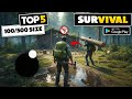 "🔥Top 5 Survival Offline Games Under 100MB – High Graphics | No WiFi Needed!