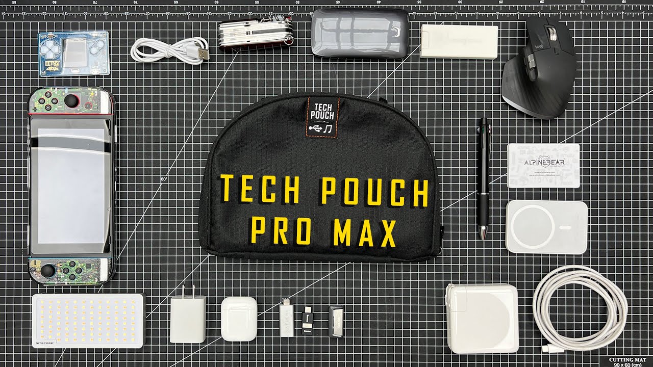 Tech pouch pro max how i personally use alpinebear youtube