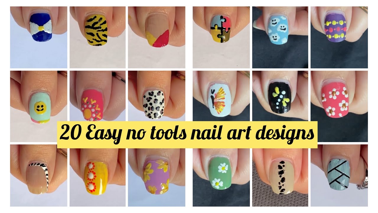 Easy nail art designs compilation 2022 No tools nail art designs