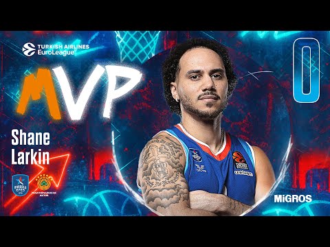 MVP Shane Larkin / Playoff 4. Maç: Anadolu Efes 85 - 82 Panathinaikos Aktor