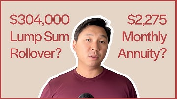 Retirement Pension: Lump Sum IRA Rollover or Single Life Annuity | Case Study with CFP®