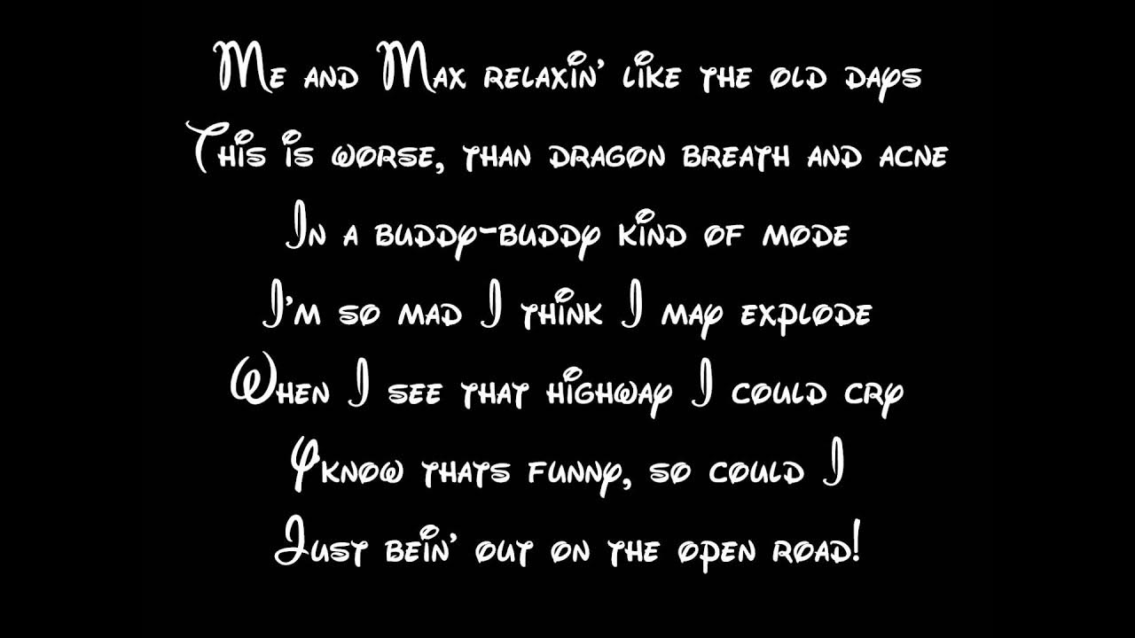 On The Open Road - A Goofy Movie Lyrics HD On The Open Road - A Goofy Movie Lyrics HD
