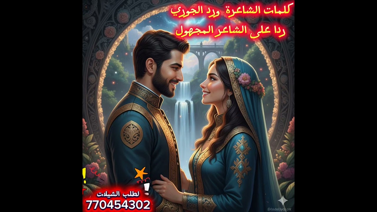 @غزلية_قمة_الذوق في #الغزل كلمات #الشاعرة ورد الجوري ردا على الشاعر المجهول #اداء #ابو_مارب_الجميلي