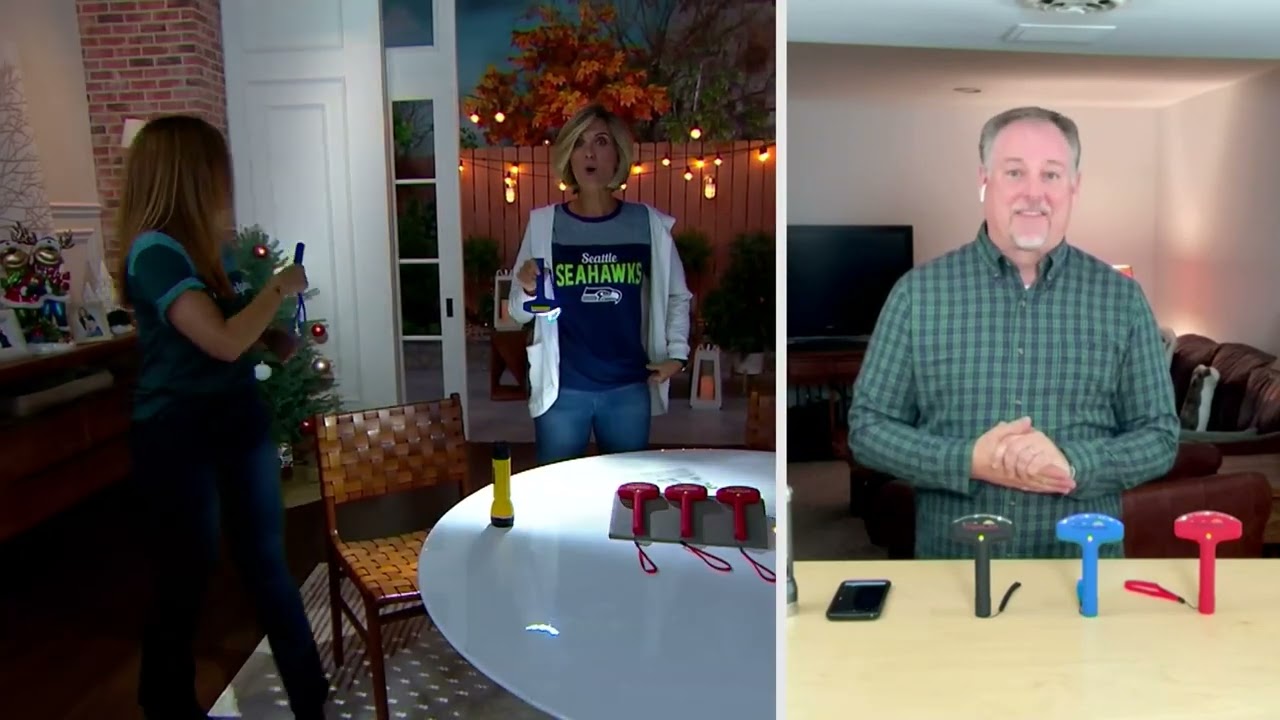 Triplelite Set of 3 Flashlights w/ 180-Degree Lighting on QVC