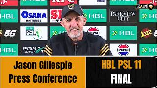 Jason Gillespie Press Conference | Peshawar Zalmi vs Hyderabad Kingsmen | Post-Match | Zalmi TV