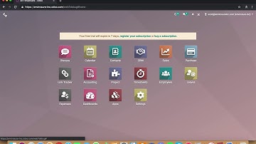 Odoo V12 - Creating Tasks and Timesheets
