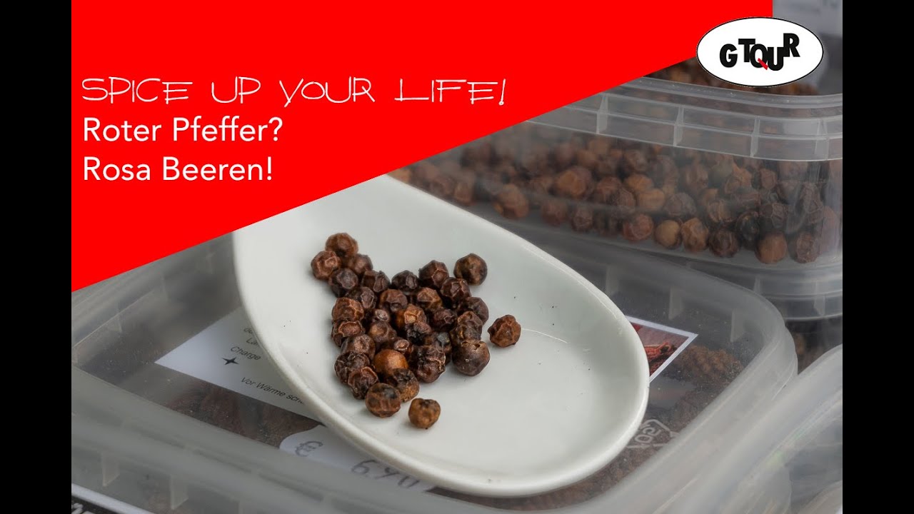 Roter Pfeffer? Nein! Rosa Beeren ...
