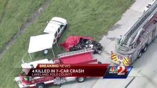 4 killed in 7-car crash