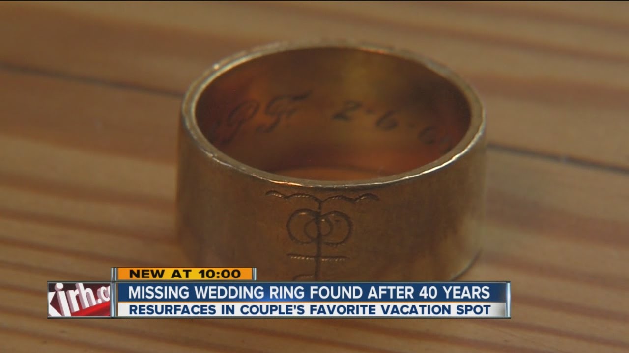 Missing Wedding Ring Found After 40 Years - YouTube