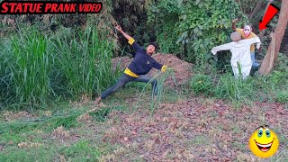 NEW STATUE PRANK VIDEO 2024! || BEST HUMAN REACTION STATUE PRANK BD PART:2