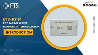 ETS-RT 14 | RFID Tag for Smart Waste Management & Bin Collection | Eco Track Systems