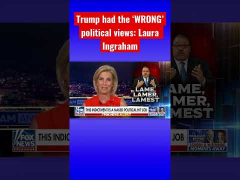 This is why Trump was indicted: Laura Ingraham #trump #alvinbragg
