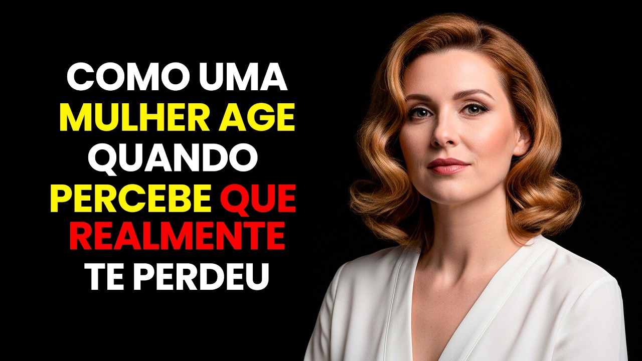 Como Uma Mulher Age Quando Percebe Que Realmente Te Perdeu | Psicologia Feminina