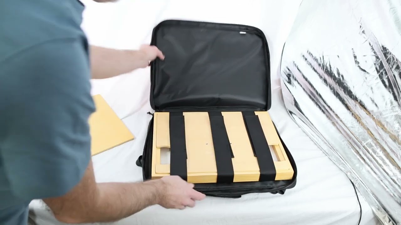 How to use Pleinly Wet Panel Carrier with Pleinly 8x12