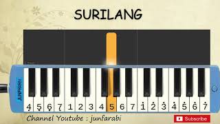 Not Pianika Surilang  Lagu Daerah Jakarta  Belajar Pianika Not Angka Surilang
