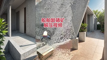 Phosphate ore unloading decompression video # Nezha 2 # Ship unloading and decompression video # Ne