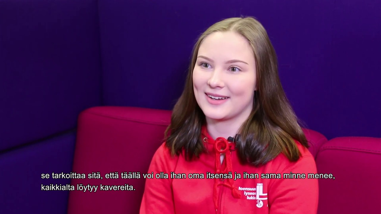 Joensuun lyseon lukio - Opiskelijana Lyseossa.